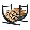U-Shaped Firewood Log Rack Wood Storage Holder Firewood Storage Rack Fireplace