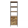 Ladder Shelf Bookshelf 4-Tier Shelving Plant Stand Cabinet Storage Cupboard Rack