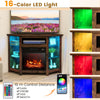 Fireplace TV Stand for TVs up to 50 Inches Electric Fireplace Insert LED Lights