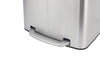 2 x 20L Metal Step Bin, with Plastic Inner Buckets,Double Rubbish Bin