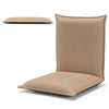 Lazy Sofa Floor Chair Foldable Gaming Chair Reading Floor Seat-Beige
