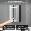 Bathroom Mirror Cabinet Wall Mounted - Dimmable Mirror Cabinet with LED Lights