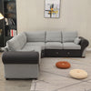 Luxury 2, 3 Seater Linen Fabric Couch Sofa Corner Chaise Settee Living Room Set