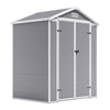 Large Sheds 6x4.5ft Weather-Resistant Plastic Garden Storage Shed Bike Tool Shed