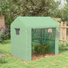 Walk-in Greenhouse with Mesh Windows and Roll-up Door, 200 x 140 x 200cm