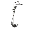 Rainfall Shower Head Set Push Button High Pressure Multiple Water Spray Modes