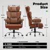 Office Chair, Executive Office Desk Chair Ergonomic High Back Reclining Computer