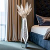 Luxury Mirrored Flower Vase Sparkle Crushed Diamond Vase for Artificial Flower