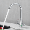 Sink Mixer Taps Swivel Spout Single Lever Tap Mono Chrome Faucet Modern Kitchen