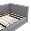Upholstered Bed 3ft Single Bed Frame Daybed with 2 Drawers & Storage Compartment