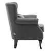 Leisure Single Sofa Armchair Modern Wing Back Chesterfield Button Accent Chair