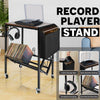 Record Player , Turntable Stand Vinyl Albums Storage Organizer Table with Wheels