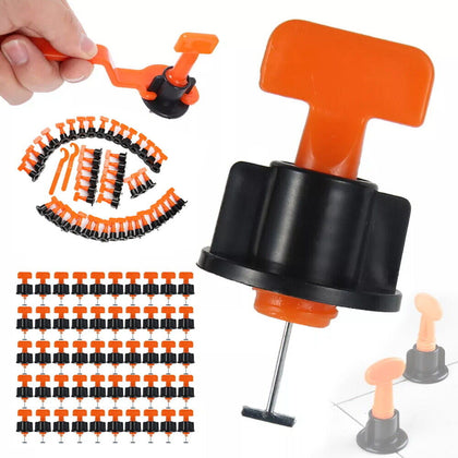 50/1000pcs Tile Leveling System Kit Reusable Tile Wall Floor Clips Tools Spacer