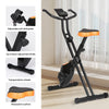 Foldable Exercise Bike Magnetic Cycling Bike w/ 8 Adjustable Resistance Home Gym