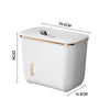 Kitchen Rubbish Bin Waste Recycling Baskets Handy Dustbin Lidded Bathroom Slim