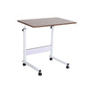 60cm Mobile Table Adjustable TV Side Coffee Tea Picnic Snack Desk Computer Table