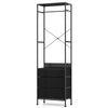 Heavy-duty Clothing Stand Dresser with Anti-toppling Devices-Black