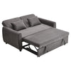164cm Wide 3 in 1 Grey Convertible Sofa Bed Lounger Chaise Bed Sleeper Sofabed