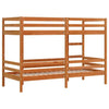 Bunk Bed Wax Brown 90x190 Solid Wood Pine H6R7