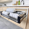 Pull Out Kitchen Basket Slide Out Storage Basket Cupboard Stainless Steel Drawer