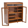 Entryway Sideboard Visible Doors Shoe Cabinet 5 Layers & Drawer Narrow Closet