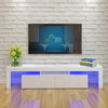 Panana Modern Large TV Unit Stand TV Cabinet High Gloss Front with LED Lights