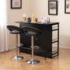 Industrial Bar Cabinet Kitchen Storage Sideboard W/ Rack Glass Holders