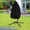Indoor Outdoor Hammock Chair Foldable Wicker Rattan Hanging Chair