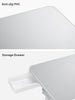 Laptop Bed Table with Drawer Adjustable Angle Height Folding Legs