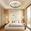 RGB with Ceiling Fan Adjustable Speed Wind Lighting Light LED Remote Control Uzi