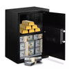 48L Digital Electronic Safe Box Cash Jewelry Safecase Security Box Cabinet w/Key