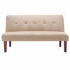 Beige 2 Seater Sofa Bed Recliner Sofabed Settee Bedroom Sofa Small Sleeper Bed