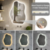 LUVODI Cloud LED Bathroom Mirror with Lights Anit-Fog, Dimmable, Memory Function