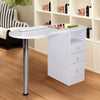 Manicure Nail Table Bar Art Spa Salon Beauty Drawers Storage Station Desk Table