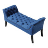 Upholstered Velvet Bed End Bench Chaise Chair Ottoman Stool Window Hallway Seat