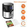 5L Air Fryer Low Fat Oil Free Healthy LED Display Cooker Frying Ovens Timer