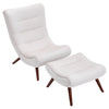 Huge Egg Chair Banana Sofa Armchair with Stool for Bedroom Living Room Fireside