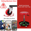 Mechanic Round Creeper Mobile Work Chair Trolley Seat Car Garage Work Stool