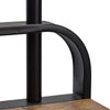 Mondeer Coat Rack Stand Shoe Bench Industrial Style with 9 Removable Hooks Brown
