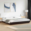 Bulliing Bed Frame with Black 180x200 King Engineered Wood,Platform Bed Y4B8