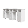 Manicure Nail Art Table Salon Beauty Station Technician Workstation Storage Desk