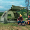 2-Person Camping Tent Cot 5-in-1 Folding Camping Bed Tent Sleeping Bags