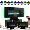 42" Electric Fire LED 7 Flame Wall Mounted Fireplace Heater with Remote TV Stand