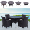 Rattan Coffee Table Bistro Balcony Garden Dining Coffee Table Patio Round/Square
