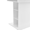 Extendable Dining Table Rectangular Kitchen Dining Room Table with Storage White