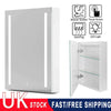 Bathroom Mirror with Shaver Socket Demister LED Illuminated Lights Touch Control