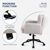 Ralex-chair Office Chairs Faux Cashmere Desk Chair with Adjustable Height