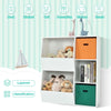 Kids Toy Storage Cabinet Modern Toys and Books Storage Organizer with 2 Baskets