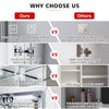 LED Bathroom Mirror Cabinet With Shaver Socket Dimmable Light Demister 500×700mm