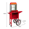 Hot Dog Steamer & Cart Events Hotdog Bun Warmer Machine Commercial Glass Display